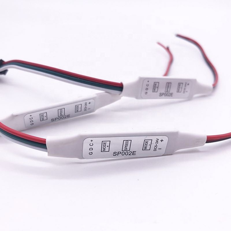 Пиксельная Светодиодная лента SP002E Mini с 3 кнопками, контроллер освещения