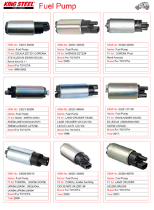 KINGSTEEL OEM 23220-50271 23220-38061 23220-50260 23220-50261 23220-50270 Bombas de Combustible Eléctricas para TOYOTA - Product Image 3