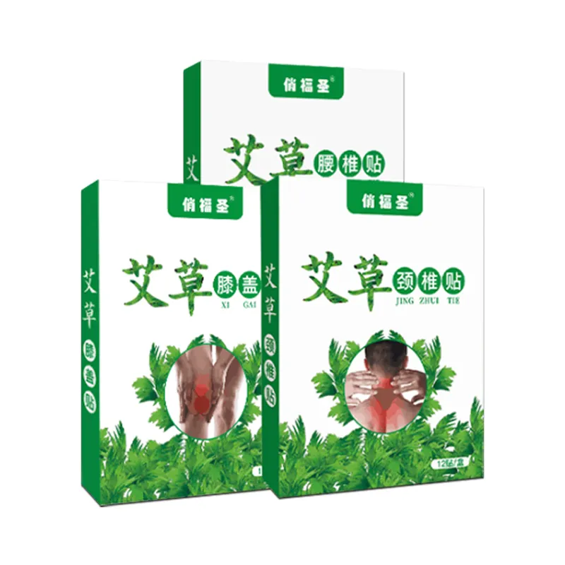 La médecine chinoise soulage la douleur lombaire plâtre à base de plantes sciatique gingembre genou plâtre soulagement de la douleur patch original