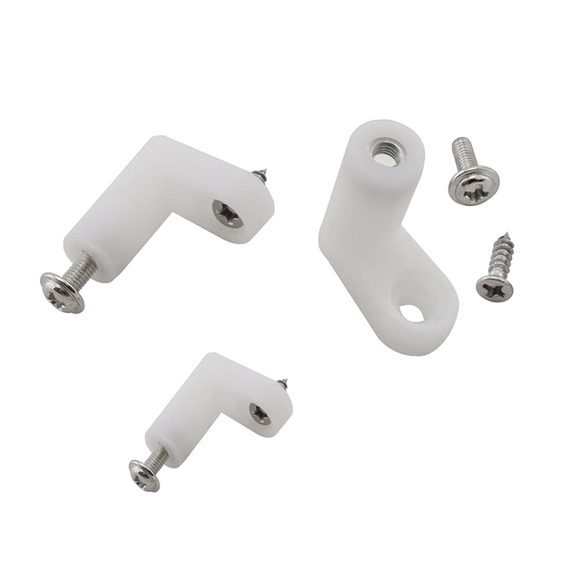 Custom Game Console Motherboard Fixing Plastic Feet L-Shape PCB Insulated Mounting With Screws for Electronic Device