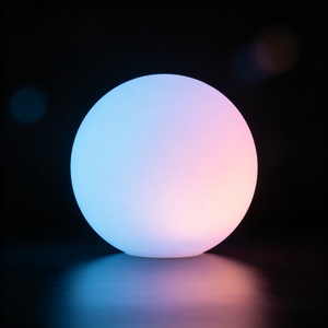 Lampe LED sphérique multicolore de 15 cm, rechargeable, <span class=keywords><strong>IP65</strong></span>, pour intérieur et extérieur, lampe de nuit pour chambre à coucher, décoration de la maison - Product Image 2