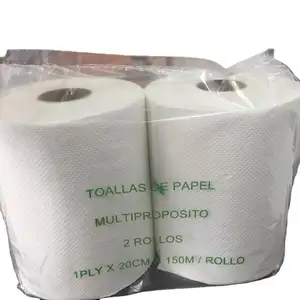 Hot Sale Industrial absorbent Maxi paper towel roll Jumbo Roll for kitchen and toilet