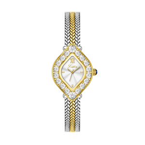 Montre pour <span class=keywords><strong>femme</strong></span> Scottie 9826, nouvelle montre de luxe haut de gamme vintage en or, boîtier carré, boucle Hardlex, mouvement à quartz japonais Miyota, étanche 3BAR - Product Image 3