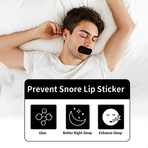 Aangepaste Verpakking Kinesiologie Slaapstrips Anti-Snurken Mond Tape Voor Verbeterde Nasale Ademhaling Latex-Vrije Lichaamspleisters - Product Image 6