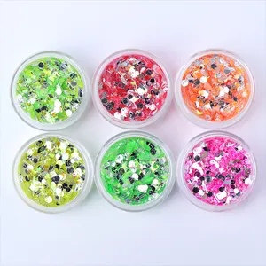 Non tossico Cosmetic Eye Chunky Glitter Make Up Neon Bagliore nel Buio della Notte