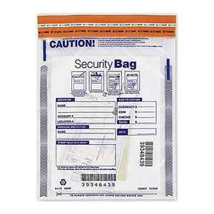 Sacs d'argent de <span class=keywords><strong>banque</strong></span> de preuve de sécurité en plastique personnalisés - Product Image 3