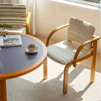 Chaise de salle à manger vintage, style rétro, chaise de designer avec dossier souple, chaise créative pour la maison et le restaurant, chaise individuelle