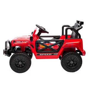 2024 Factory New Dual-Motor 12V Electric Ride-On Unisex Kids Jeep Car For Children Aged 5 To 7 Years