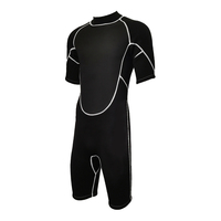 Combinaison de plongée RTS pour hommes 3mm Shorty Back Zip Full Free Combinaison de plongée pour la plongée en apnée et le surf
