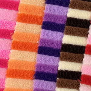 BeachStripe Terry toalla tela 3 colores diseño secado rápido Venta caliente Material para albornoces trajes de baño ropa de vacaciones al por mayor - Product Image 5