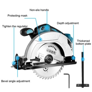 เลื่อย<span class=keywords><strong>วงเดือน</strong></span>ไฟฟ้าไร้<span class=keywords><strong>สาย</strong></span>180มม. 7นิ้ว900W 5000RPM,เลื่อยตัดงานไม้แบบมัลติฟังก์ชั่น - Product Image 5