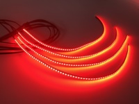 Nouvelles bandes LED décoratives pour phares, tubes lumineux flexibles à changement de couleur RGB