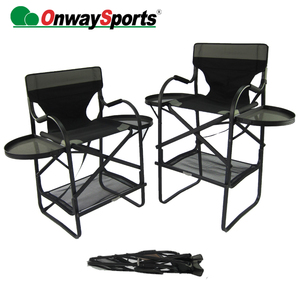 Onwaysports-<span class=keywords><strong>sillas</strong></span> altas personalizadas plegables de aluminio, para artistas de maquillaje - Product Image 5