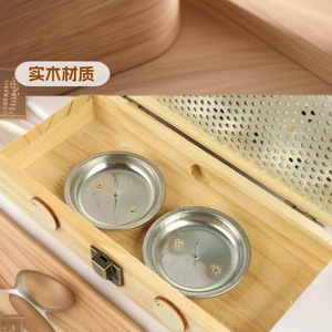 Caja de Moxibustión de Madera Sólida, Dispositivo de Terapia de Calor para el Cuidado de los Pies - Product Image 4