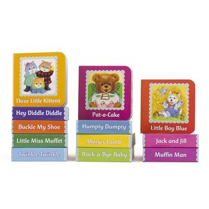 Mother Goose Block Board book Deluxe My First Library 12 Board Book Picture Libro <span class=keywords><strong>de</strong></span> cartón - Product Image 3