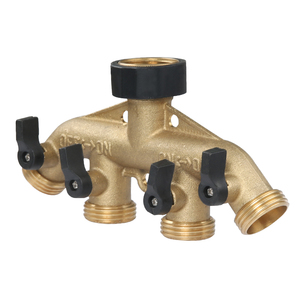 Connecteur de tuyau en laiton SPS 3/4" 4 voies - Product Image 2