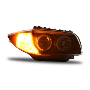 Phare de voiture <span class=keywords><strong>118</strong></span> 120i 130i, lentille Angel Eye modifiée, phare au xénon, ensemble de phares pour BMW Série 1 <span class=keywords><strong>E87</strong></span> - Product Image 3