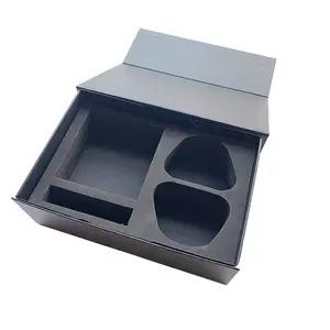Custom Grande Ímã Dobrável Caixa De Embalagem Com Caixa De Presente De Casamento De Roupas Magnéticas