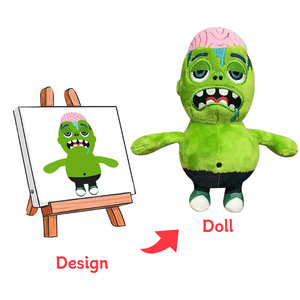 Llavero de Peluche Personalizado con Bordado, Diseño Personalizado, Figura de Ídolo Kpop, Ropa Extraíble, Material Suave, MOQ Bajo - Product Image 5