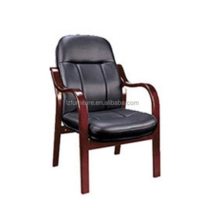 Wooden <b>Cheap</b> Price Four Leg <b>Office</b> Visitor <b>Chair</b> for Meeting Area - Product Image 1