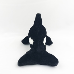 Peluche géante <span class=keywords><strong>de</strong></span> baleine orca réaliste, jouet en peluche <span class=keywords><strong>de</strong></span> requin noir, animaux marins en peluche - Product Image 3