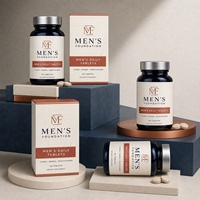 Complément alimentaire pour hommes en comprimés, marque privée OEM, 60 comprimés, complément nutritionnel pour adultes, comprimés naturels à base de plantes pour la santé