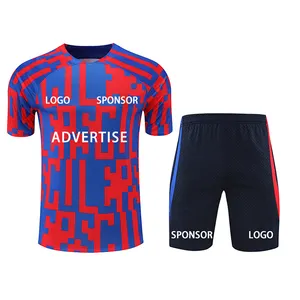 Großhandel Sublimation Thai Qualität Fan Version komplette Set Fußball Trikots Männer Uniform