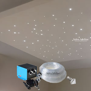 Twinkle Blanc Lumière Fiber Optique <span class=keywords><strong>Plafond</strong></span> <span class=keywords><strong>Ciel</strong></span> <span class=keywords><strong>Étoilé</strong></span> Lumière Fiber Optique Lumières Étoile <span class=keywords><strong>Plafond</strong></span> <span class=keywords><strong>Kit</strong></span> pour Chambre Salon - Product Image 2
