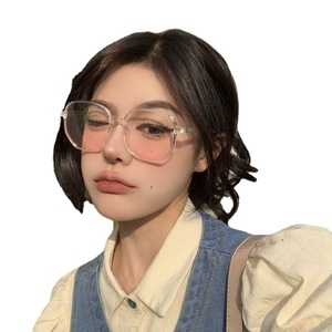 Irregular Mirror <b>Eyeglasses</b> <b>Frames</b> Resin Full Framework Blue Light Protection For Women - Product Image 5