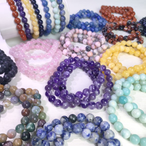 Fornitore globale di guarigione spirituale a mano per alleviare lo Stress sogno bracciale in cristallo Multi materiale ametista per Souvenir - Product Image 1