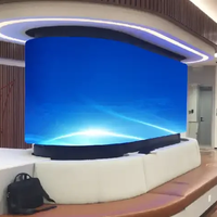 Écran LED flexible à film incurvé, nouvelle technologie, prix d'usine, personnalisable, pour la publicité intérieure, les panneaux de scène et les décors