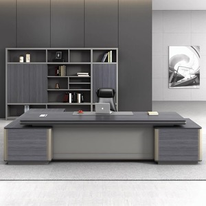 Escritorio de oficina ejecutivo moderno para Jefe o gerente, muebles de lujo para CEO con certificación CE, en la parte superior de la marca de fábrica - Product Image 2