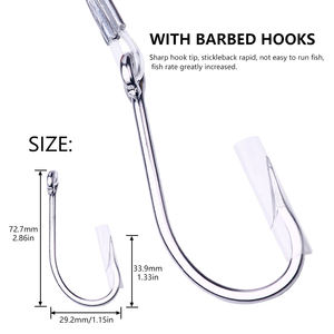 Leurre de pêche buzzer avec yeux 3D, 22cm, 100g - Product Image 5