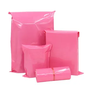 Оптовая продажа, цветные Самоуплотняющиеся пластиковые почтовые пакеты с пользовательской печатью, доставка, сумки-конверты