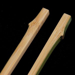 Palillos de bambú creativos minimalistas de estilo japonés hechos a mano, palillos cuadrados puntiagudos, palillos para parejas, para el hogar - Product Image 4