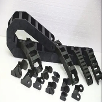 Nouveau design 40*15mm VSK PA66 câble en Nylon Flexible pour transporteur de chaîne de traînée silencieux Machine-outil Rails de guidage équipement de protection