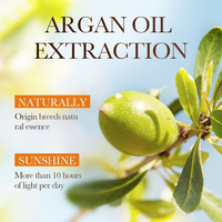 Huile Essentielle Capillaire OEM SADOER Naturelle Anti-Pelliculaire à l'Huile d'Argan du Maroc, Shampoing et Après-Shampoing aux Herbes, Kit de Soins Capillaires