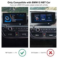 Kit de rétrofit sans fil CarPlay Android Auto avec commande par bouton d'origine pour BMW I3 avec système NBT, années 2012-2017