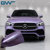 Film Vinyle Adhésif PET Violet Liquide Victoria pour Voiture avec Technologie Anti-Bulles – Décalcomanie pour Moto et Accessoires Intérieurs/Extérieurs Auto
