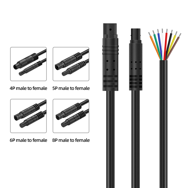 2pin 3pin 4pin 5pin Male and