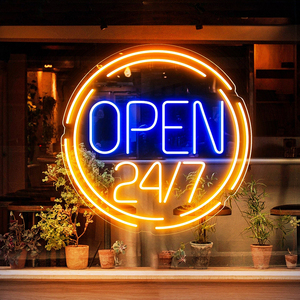 Letrero de neón de barra <span class=keywords><strong>Led</strong></span> decorativo de arte 3D Letrero de neón abierto Letreros abiertos <span class=keywords><strong>Led</strong></span> para tienda de negocios - Product Image 1