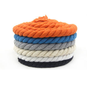 10 मिमी पुनर्नवीनीकरण मोटी कार्बनिक 100% कपास रस्सी 6 मिमी - Product Image 5