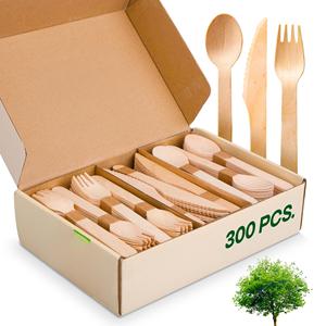 Cubiertos desechables biodegradables seguros para contacto con alimentos Catering Suministros para eventos - Product Image 1