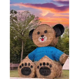 Escultura de Animales de Paja de Gran Tamaño para Festivales al Aire Libre, Adorno Decorativo para Áreas Escénicas y Pastorales con Procesamiento Personalizado - Product Image 1