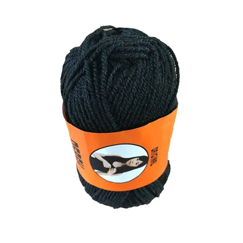 Hot Sell SGS certification black brazilian wool hair african hair knitting yarn