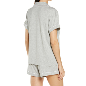 Set <span class=keywords><strong>Pigiama</strong></span> Estivo Morbido a Due Pezzi per Donna, <span class=keywords><strong>Pigiama</strong></span> Personalizzato in Bambù Organico - Product Image 5