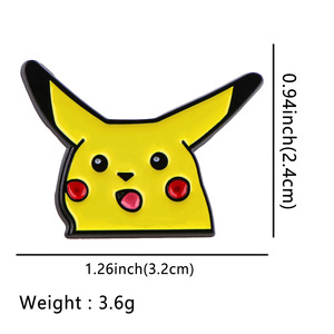 Hot bán Nhật Bản Anime mềm men Pin gengar và Jigglypuff kim loại huy hiệu tùy chỉnh ve áo Pin - Product Image 6