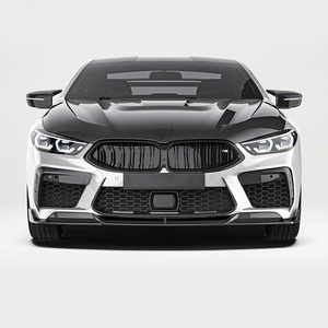 Kit de carrocería aerodinámico con acabado de alto brillo, preimpregnado con fibra de carbono seca, para la rejilla de ventilación delantera, compatible con <span class=keywords><strong>BMW</strong></span> <span class=keywords><strong>M8</strong></span> F91 F92 F93 2020-<span class=keywords><strong>2024</strong></span> - Product Image 5