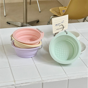 ชามน้ำพับได้ซิลิโคนกันลื่นสำหรับสัตว์เลี้ยงขนาดเล็ก พกพาสะดวก น้ำหนักเบา เหมาะสำหรับเดินทางและกิจกรรมกลางแจ้ง - Product Image 6