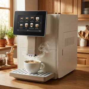 เครื่องชงกาแฟเอสเพรสโซ่ IoT อัจฉริยะแบบอัตโนมัติเต็มรูปแบบสำหรับธุรกิจ พร้อมฟังก์ชั่นทำคาปูชิโน่ - Product Image 4